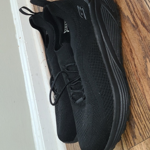 Skechers Men's Black Slip-On Sneakers Size 9.5 - Picture 4 of 7